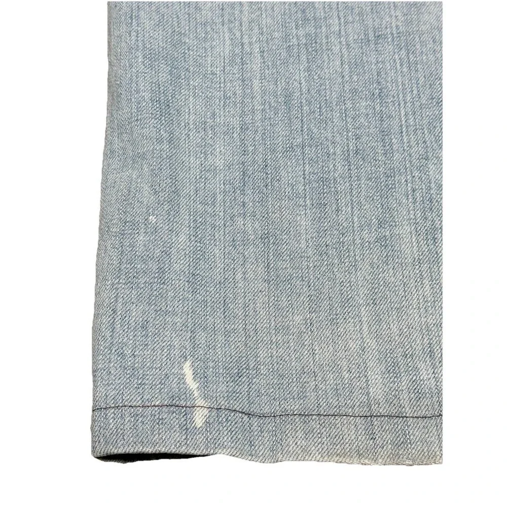 Levi’s 501 Button Fly Jeans Mens W40 L34 Light Wash Straight Leg Denim